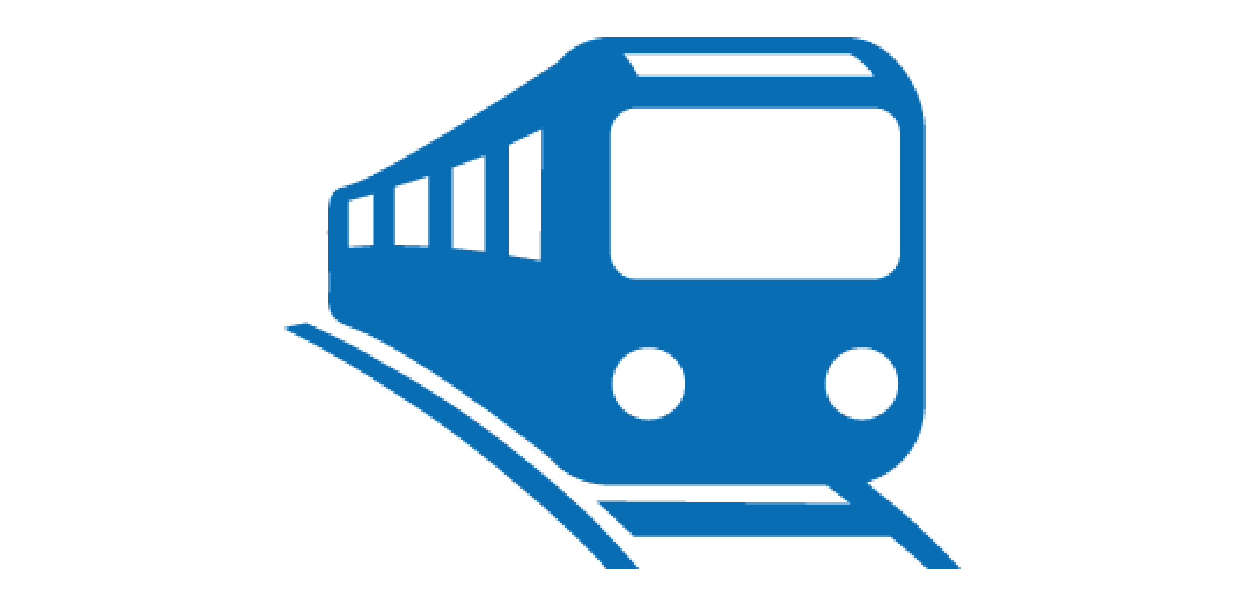 Représentation du secteur ferroviaire avec un train