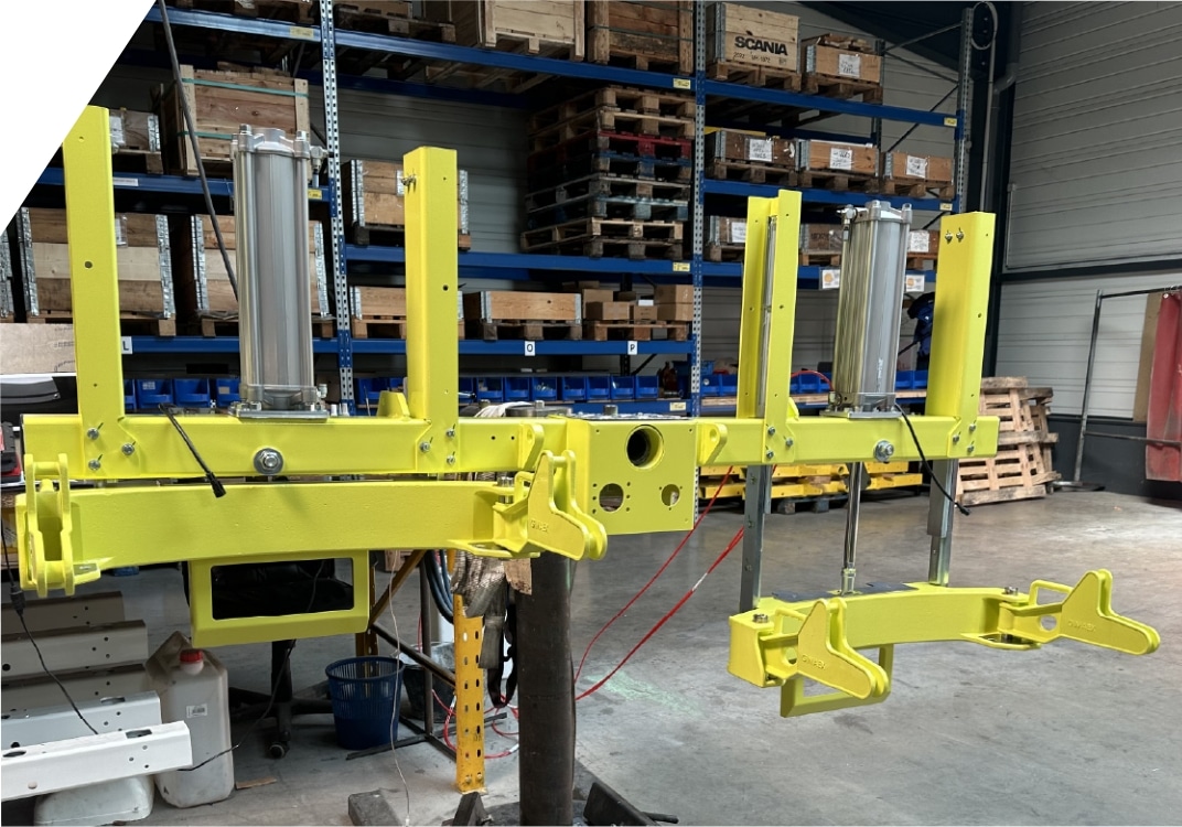 Pièce mécanique assemblée après montage